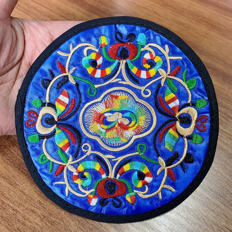 Ethnic Style Embroidery Coaster Characteristics Handicrafts Small Gifts