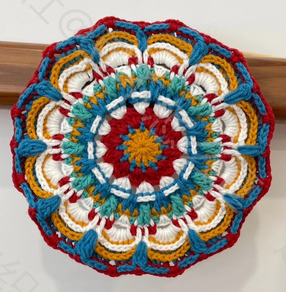 Hand-crocheted Small Daisy Coasters, Anti-scalding and Heat-insulating Cushions, Wool Coasters, Gifts for Girlfriends, Flower Slices in Large Quantities - emogogo