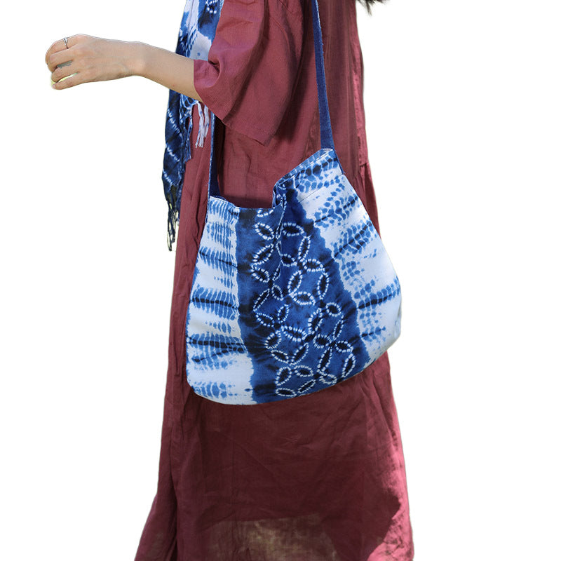 New Summer Tie Dyed Bag, Batik Dyed Ethnic Style Bag