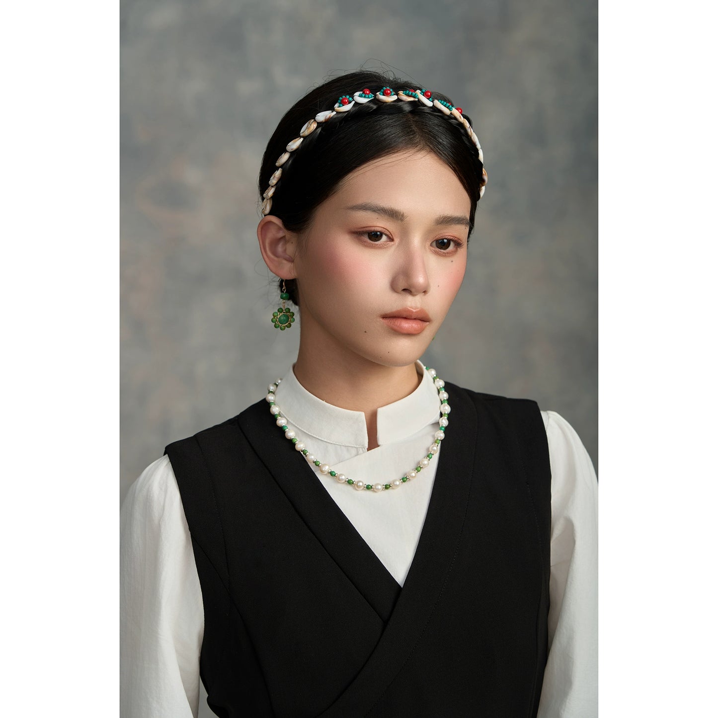 Tibetan Style Handmade Turquoise Earrings 925 Sterling Silver Ear Hooks Niche Retro Ethnic Style Jewelry
