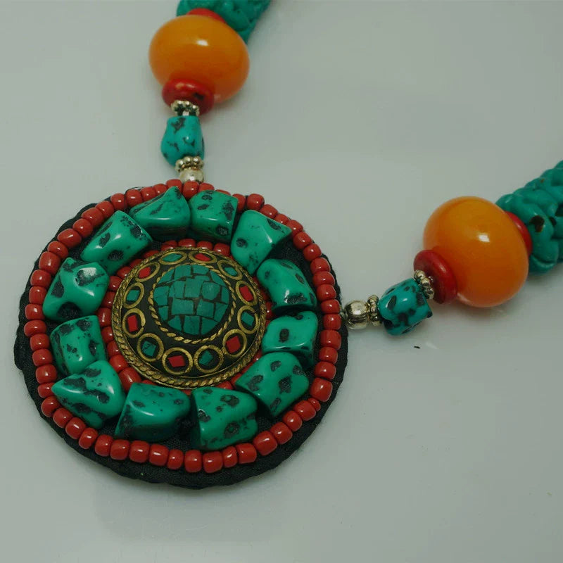 Tibetan Ethnic Style Jewelry, Fashionable and Atmospheric Retro Tibetan Accessories, Nepalese Handmade Necklaces