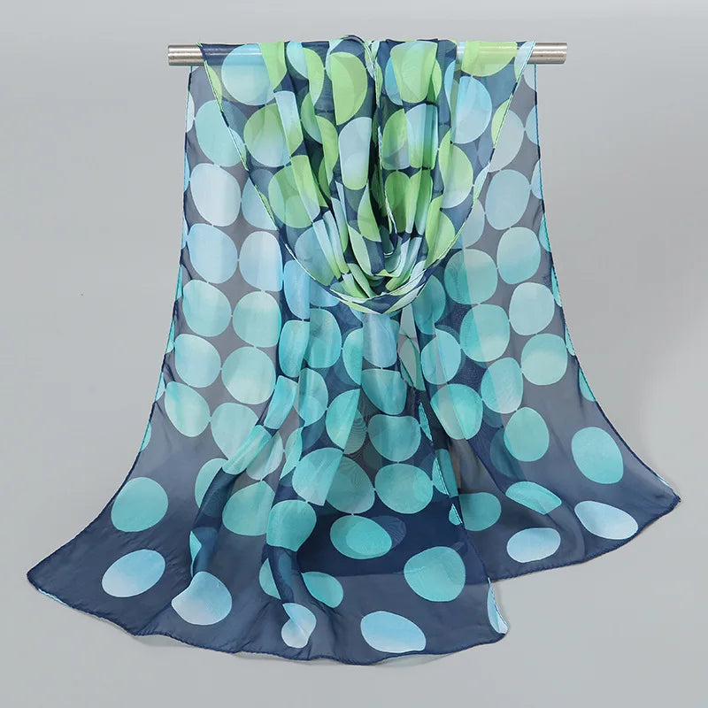 Ethnic New Chiffon Scarf For Women Summer Print Thin Sunscreen Scarves Soft Shawl Foulard Viscose Autumn Female Wrap Shawls