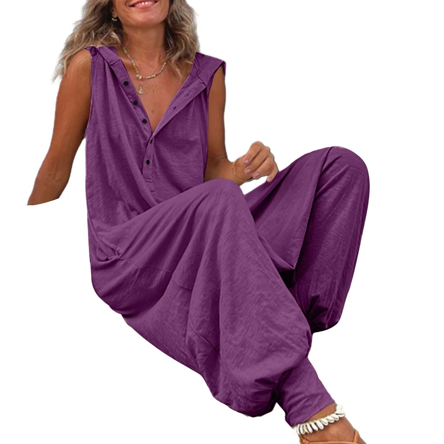 High Quality 2023 Spring Autumn Casual Women's Fashion Cotton Overalls Bohemian Stripe Casual Overalls
