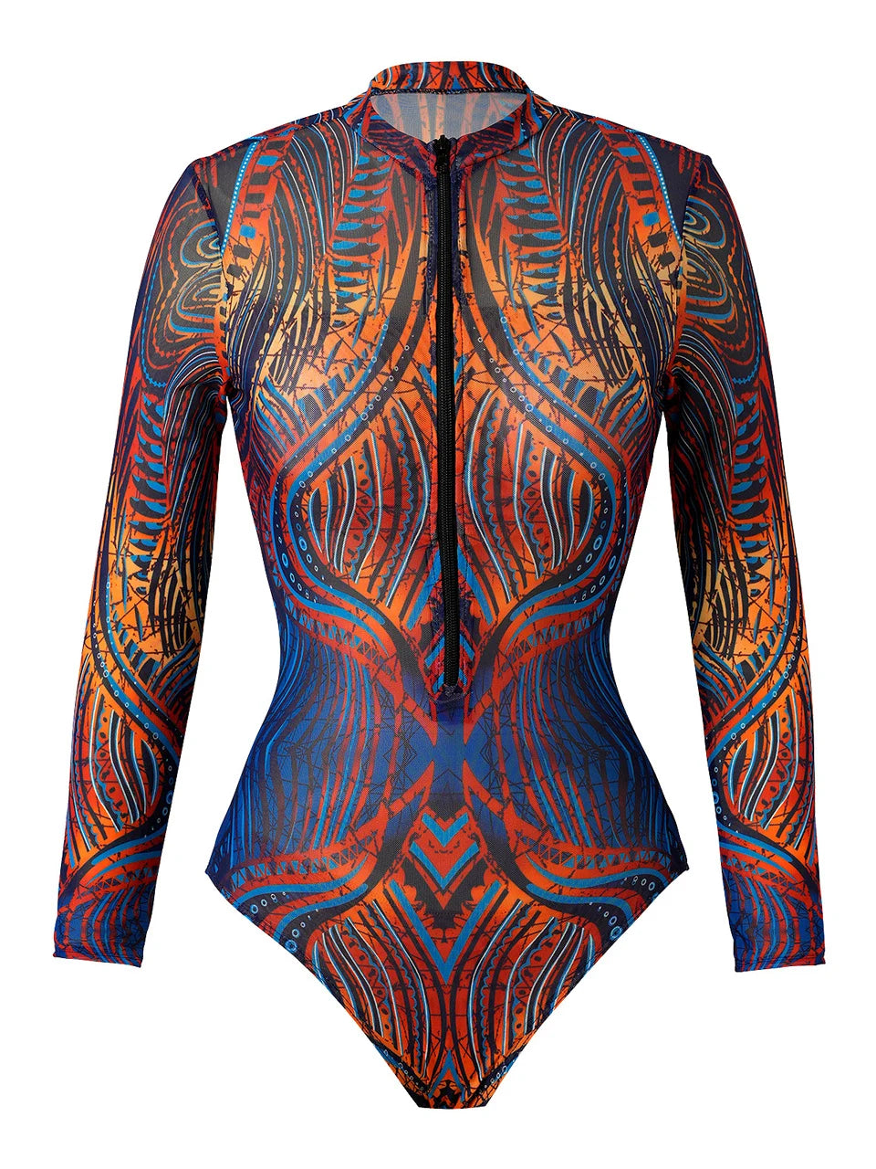 2026 Swimwear Women Long Sleeved Sun Protection One Piece Swimsuit For Female's Sports Bathers Swimming Bodysuit Beach купальник