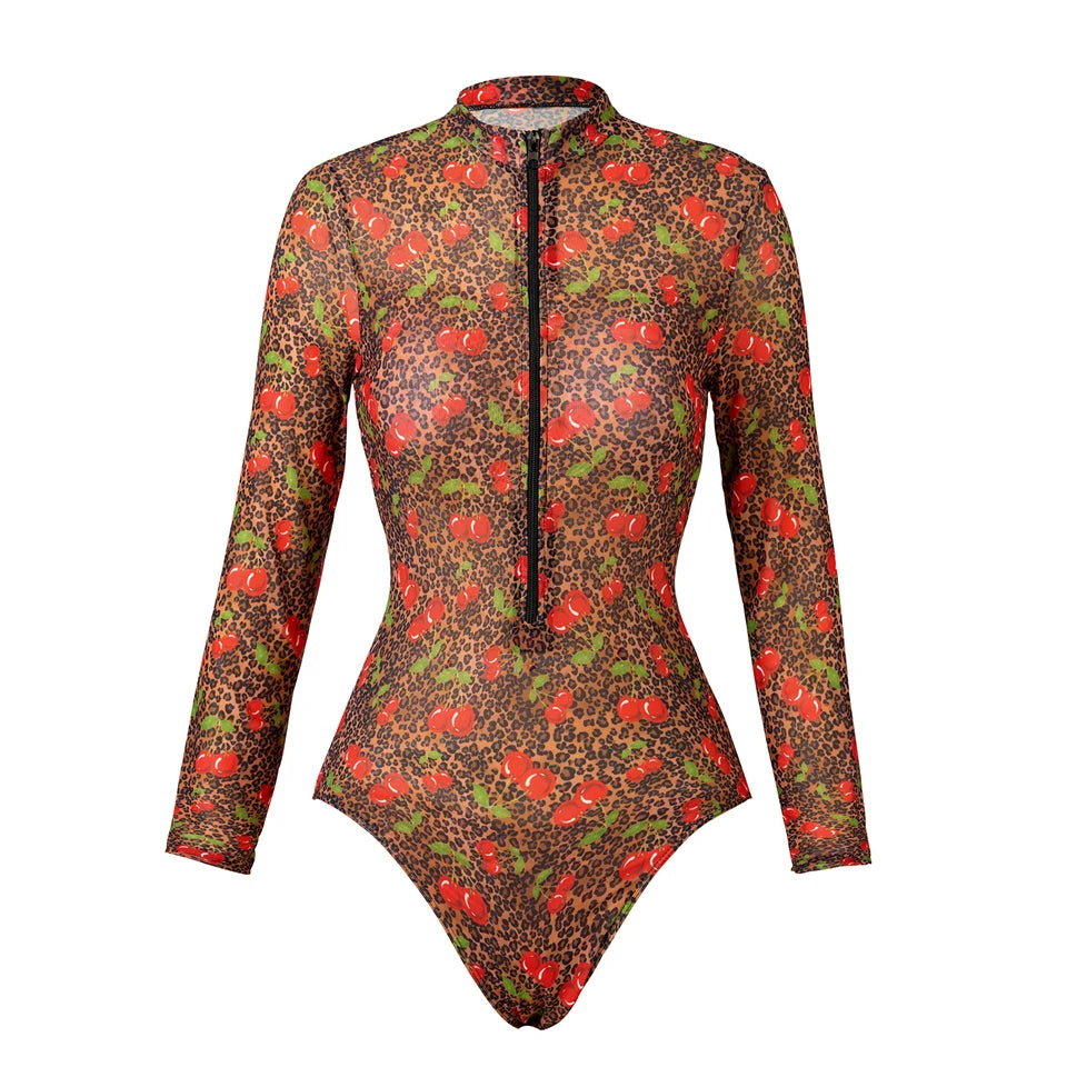 2026 Swimwear Women Long Sleeved Sun Protection One Piece Swimsuit For Female's Sports Bathers Swimming Bodysuit Beach купальник