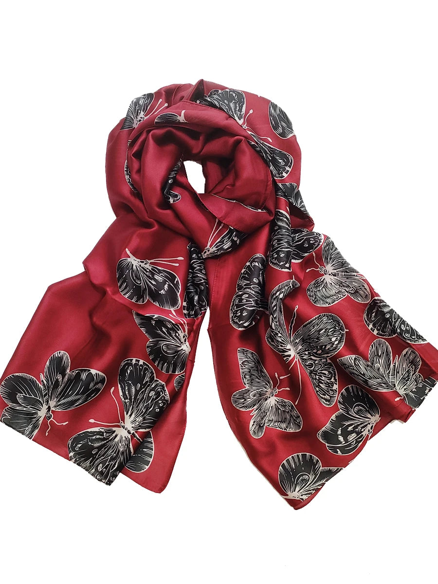 Green Peacock Feather Hijab Summer Beach Pareo Silk Scarf Women Luxury Bandana Soft Long Foulard Femme Designer Bufandas Mujer