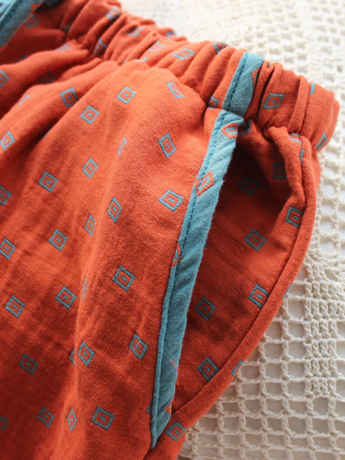 High Quali Pure Cotton Twill Casual Spwear Pants Home Clothes for Men Spring Summer Autumn Lightweight Long Trousers