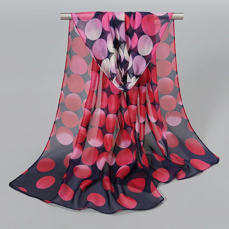 Ethnic New Chiffon Scarf For Women Summer Print Thin Sunscreen Scarves Soft Shawl Foulard Viscose Autumn Female Wrap Shawls