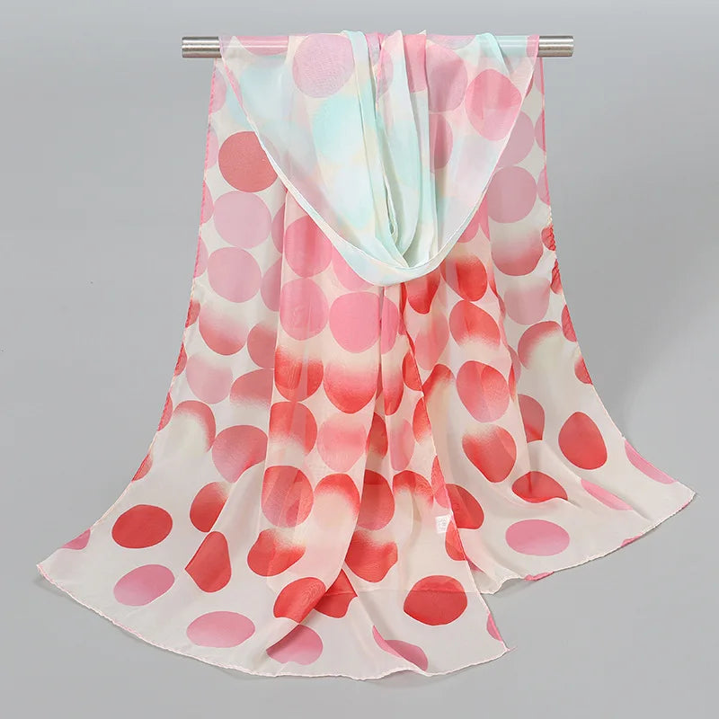 Ethnic New Chiffon Scarf For Women Summer Print Thin Sunscreen Scarves Soft Shawl Foulard Viscose Autumn Female Wrap Shawls