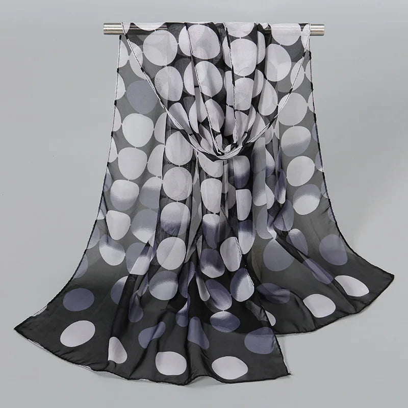 Ethnic New Chiffon Scarf For Women Summer Print Thin Sunscreen Scarves Soft Shawl Foulard Viscose Autumn Female Wrap Shawls