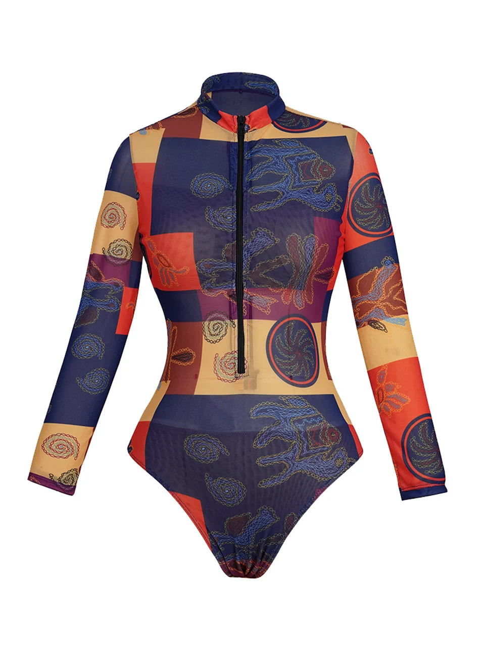 2026 Swimwear Women Long Sleeved Sun Protection One Piece Swimsuit For Female's Sports Bathers Swimming Bodysuit Beach купальник