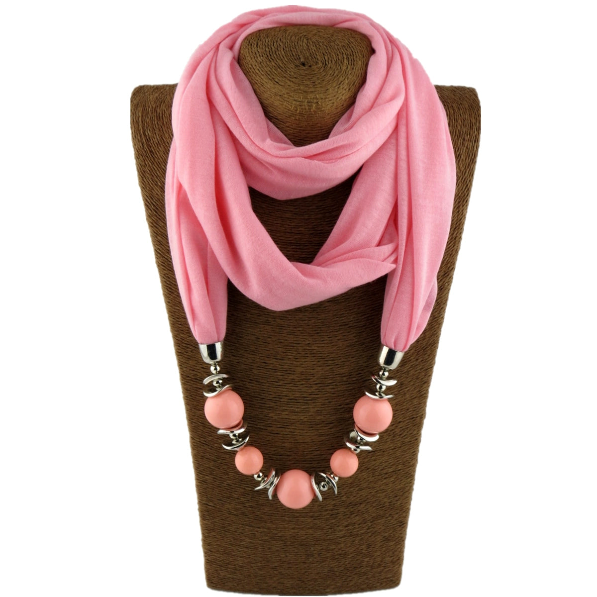 Silk Scarf Necklace Ethnic Style Scarf Creative Women's Neck Cover Women's Spring and Summer Scarf Decorative Clothing Accessories