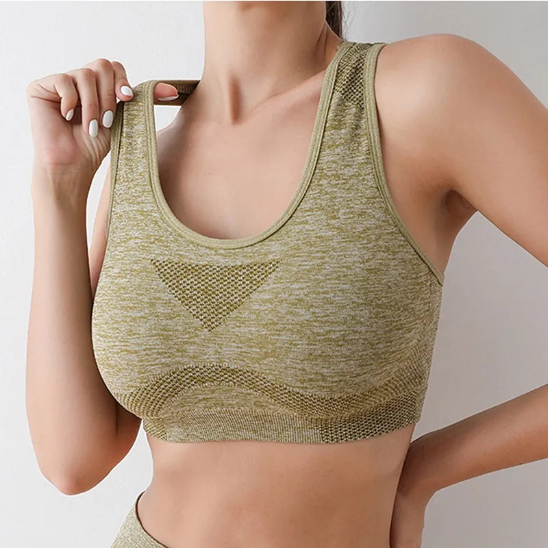 Women Sports Bra Fitness Yoga Tank Crop Top Push Up Underwear
