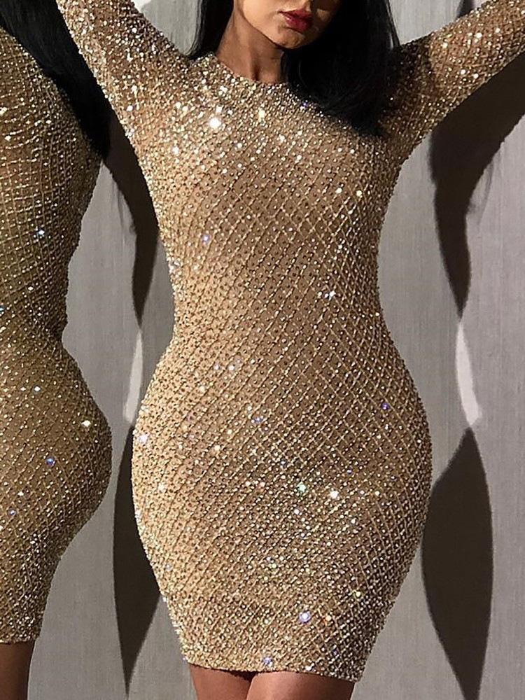 Sexy Evening Dress Perspective Sequin Dress