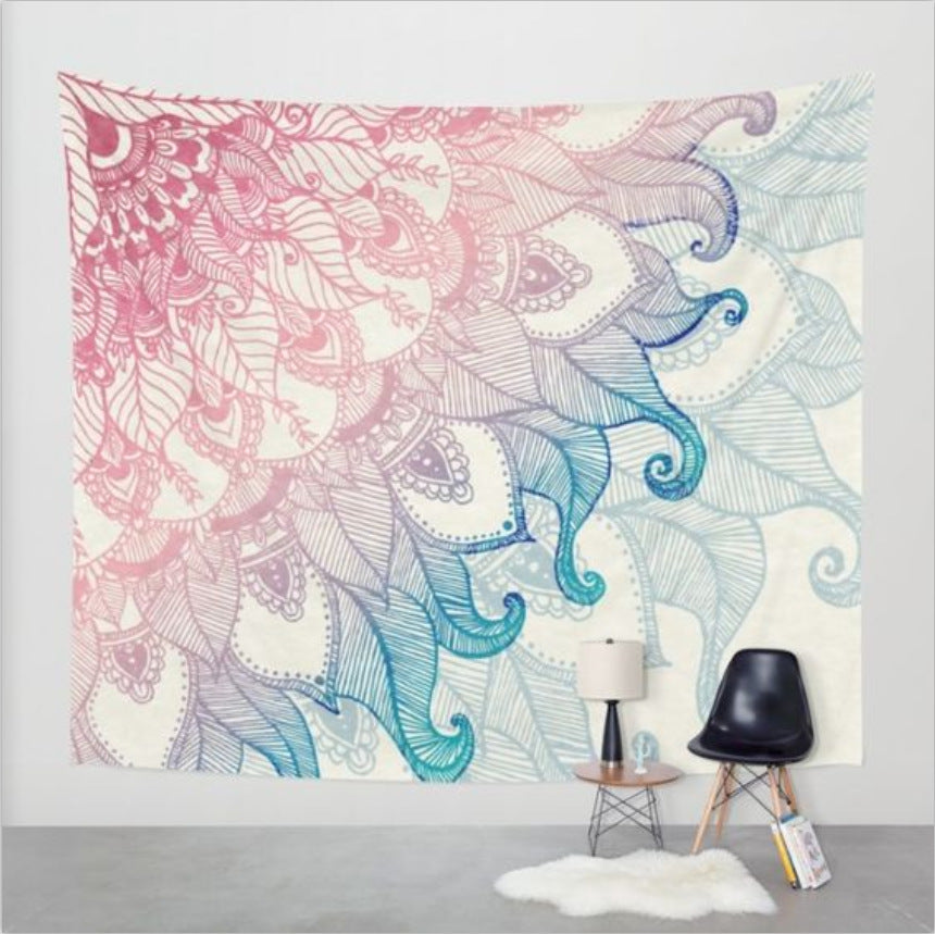 New Ethnic Style Home Tapestry Printing Beach Towel Wall Hanging