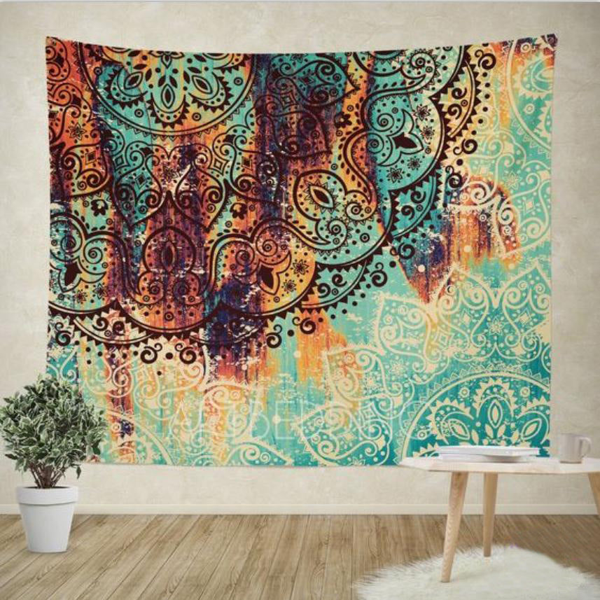 New Ethnic Style Home Tapestry Printing Beach Towel Wall Hanging