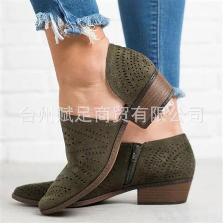 Spring and Summer Fashion Hollow Large Size Women's Sandals