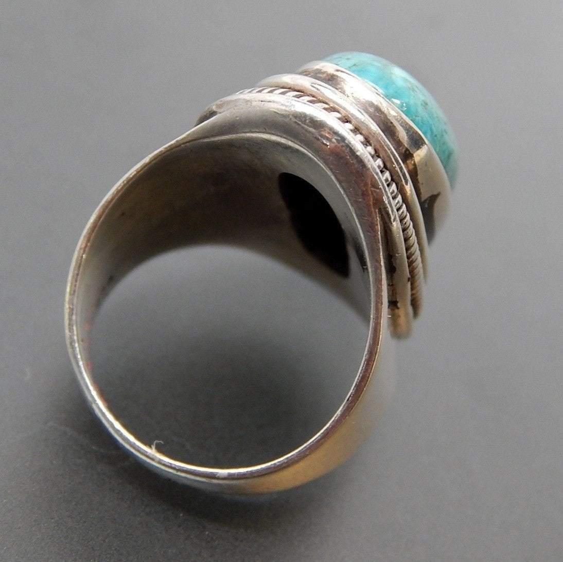 Vintage Natural Turquoises Rings Jewelry