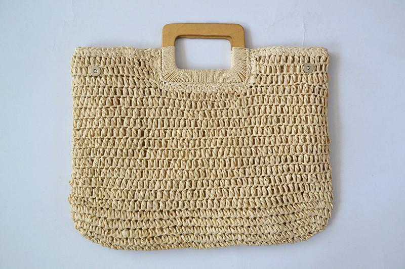 Crochet Bag Female Summer Straw Bag Handbag Beach Bag