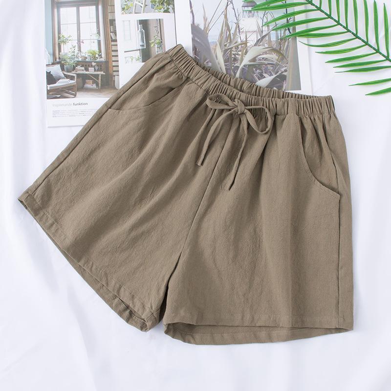 A-shaped Shorts Wear Large Size Shorts Outside Women's Fat Mm High Waist Loose Wide Leg Shorts