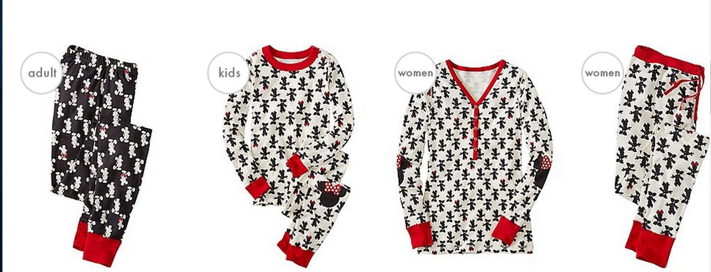 Family Christmas pajams printing set Xmas family suit -5