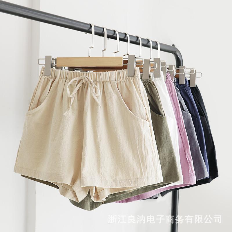 A-shaped Shorts Wear Large Size Shorts Outside Women's Fat Mm High Waist Loose Wide Leg Shorts