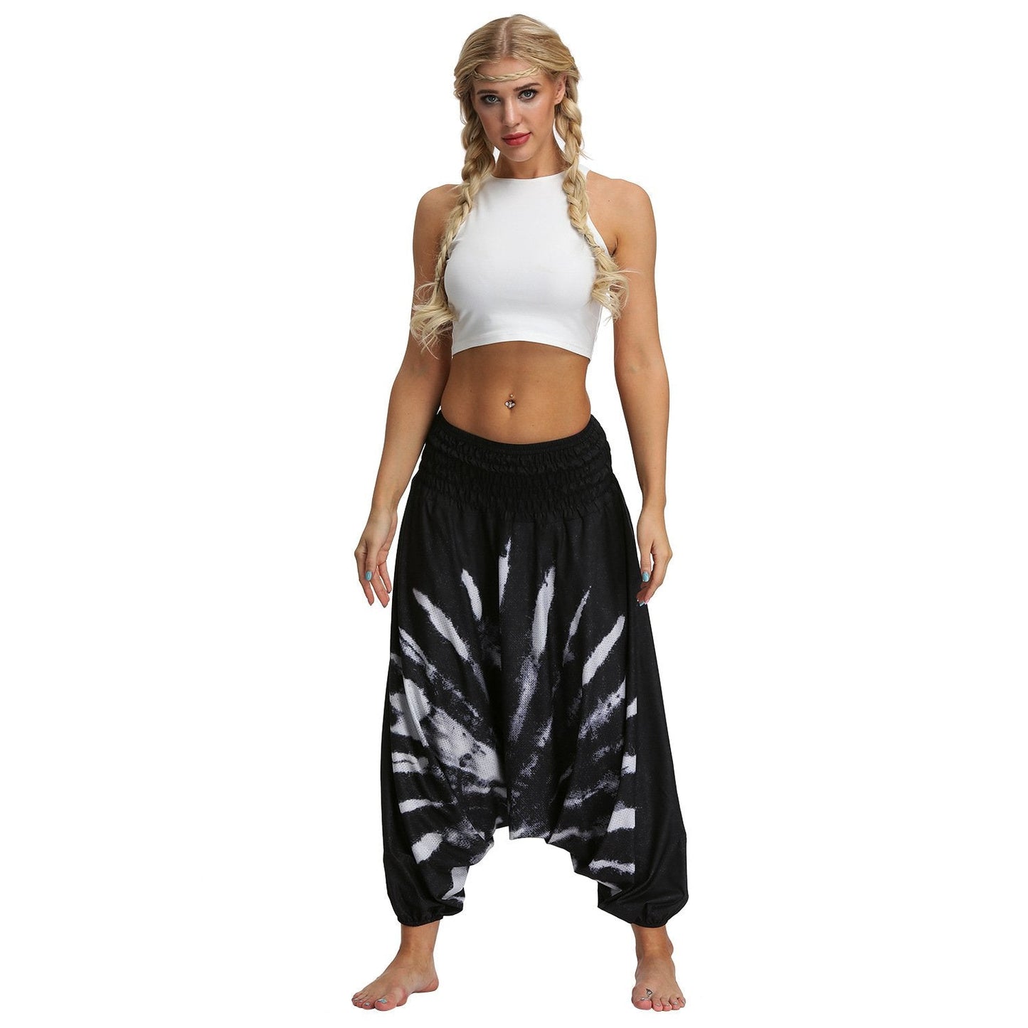 Tie-dye Gradient Women's Low Crotch Bloomers