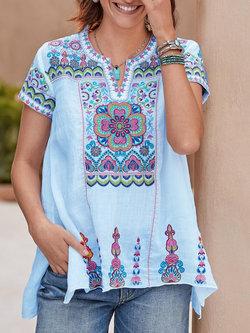 Summer Printed Short Sleeve T-shirt