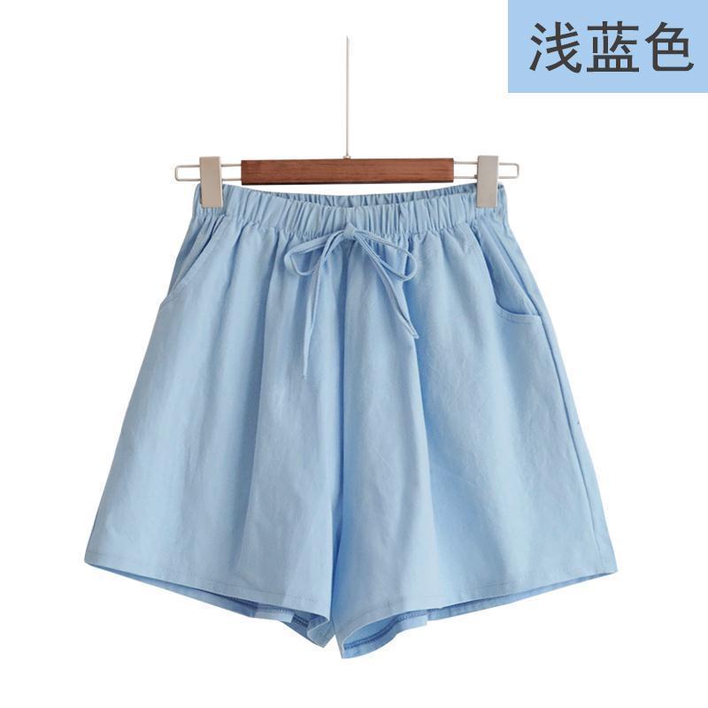 A-shaped Shorts Wear Large Size Shorts Outside Women's Fat Mm High Waist Loose Wide Leg Shorts