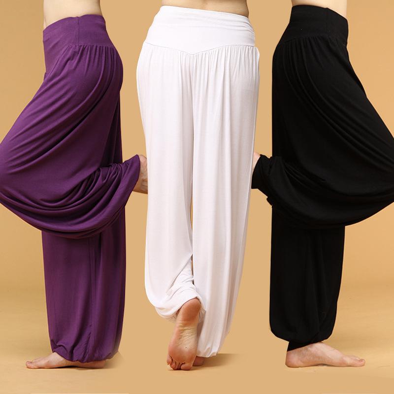 Yoga pants modal bloomers women's sports pants fitness body clothing loose