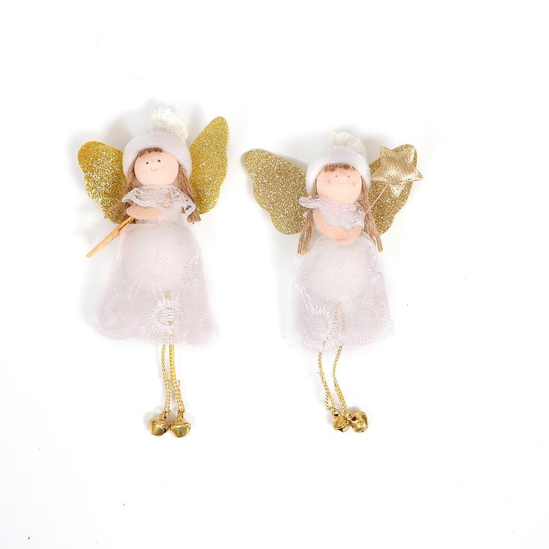 Lovely white angel table top window creative tree decorations