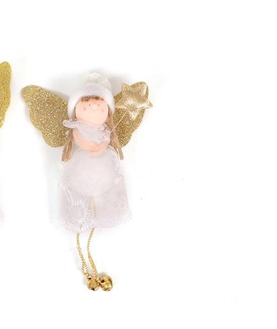 Lovely white angel table top window creative tree decorations