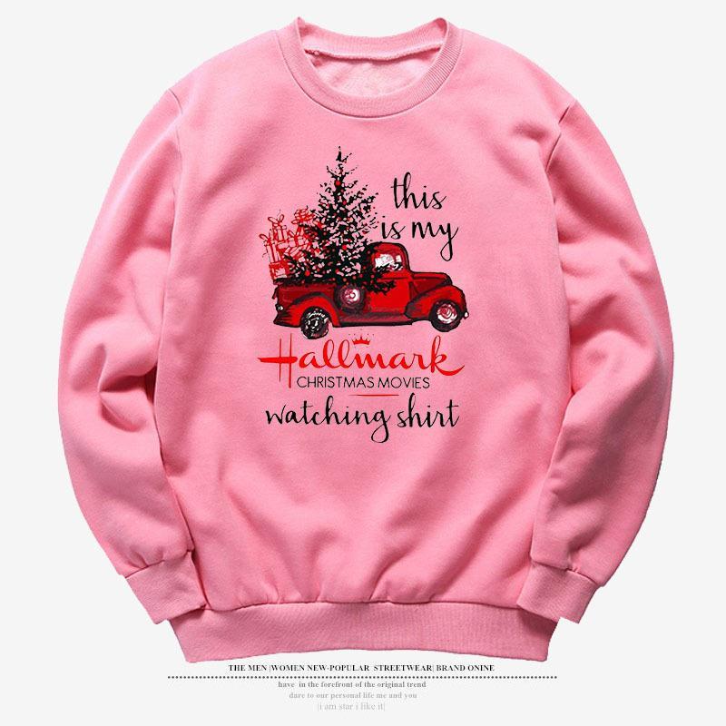 Christmas Hooded Sweater Loose 3D Print Top