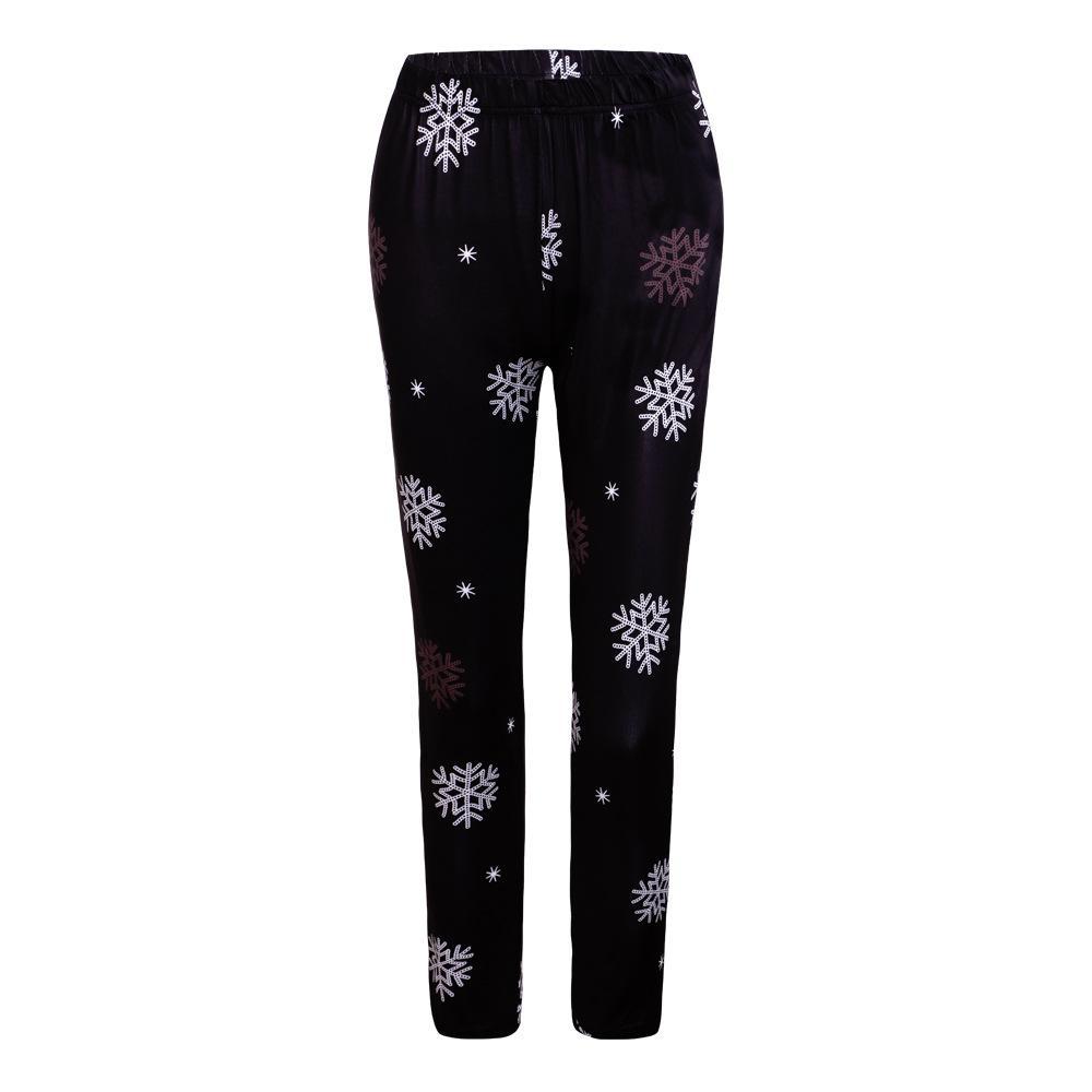 Autumn winter new dress Christmas dress print slim leggings