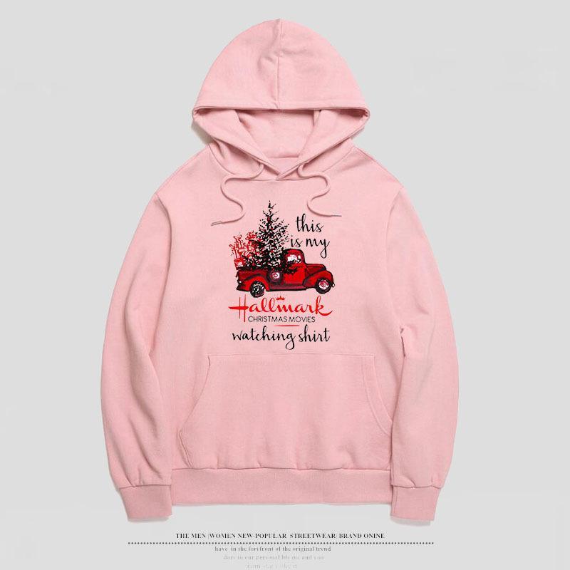 Christmas Hooded Sweater Loose 3D Print Top