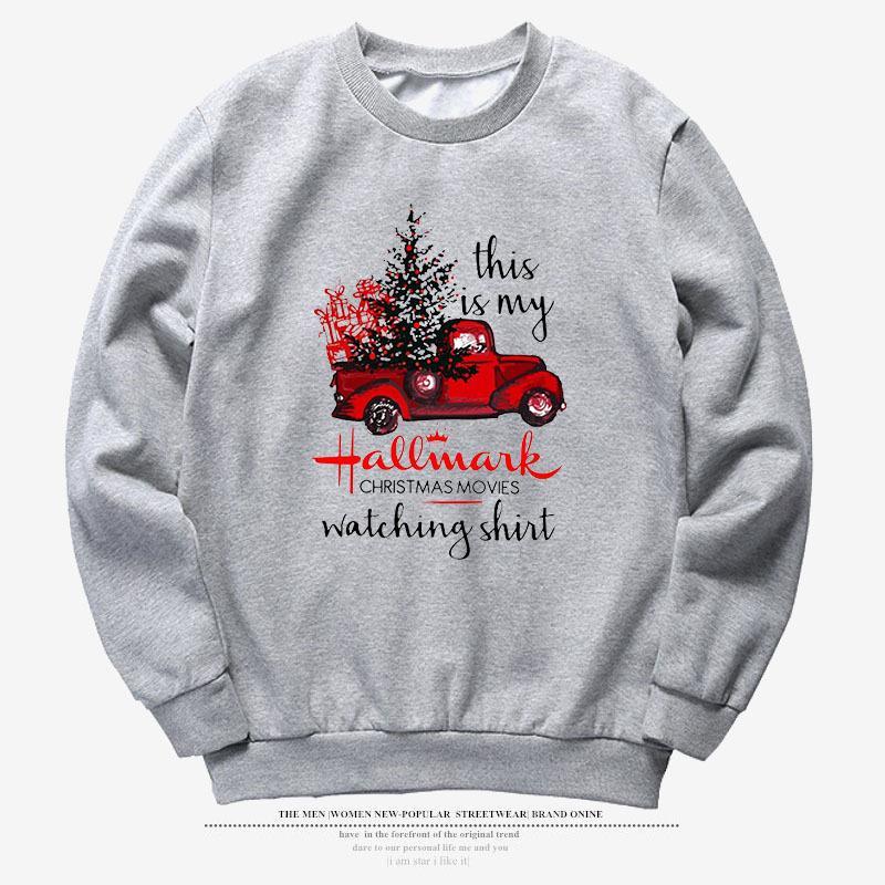 Christmas Hooded Sweater Loose 3D Print Top