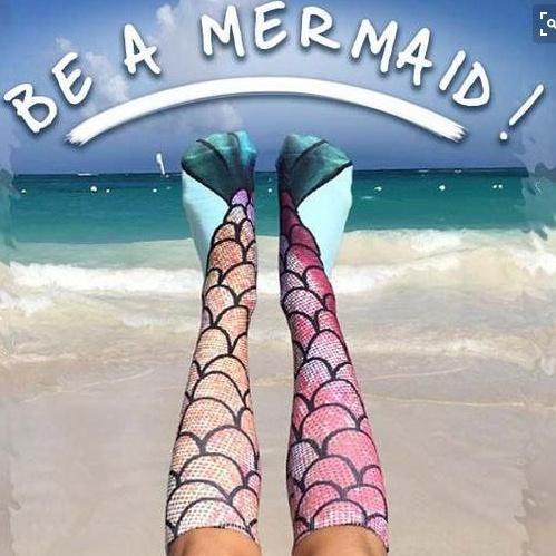 Printing stockings Mermaid socks