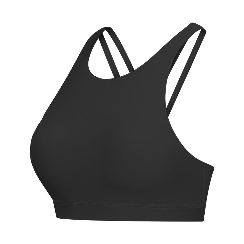 In Spring The New Sports Bra Women's Cross-beautiful Back Gathers and Runs Yoga Fitness Bra