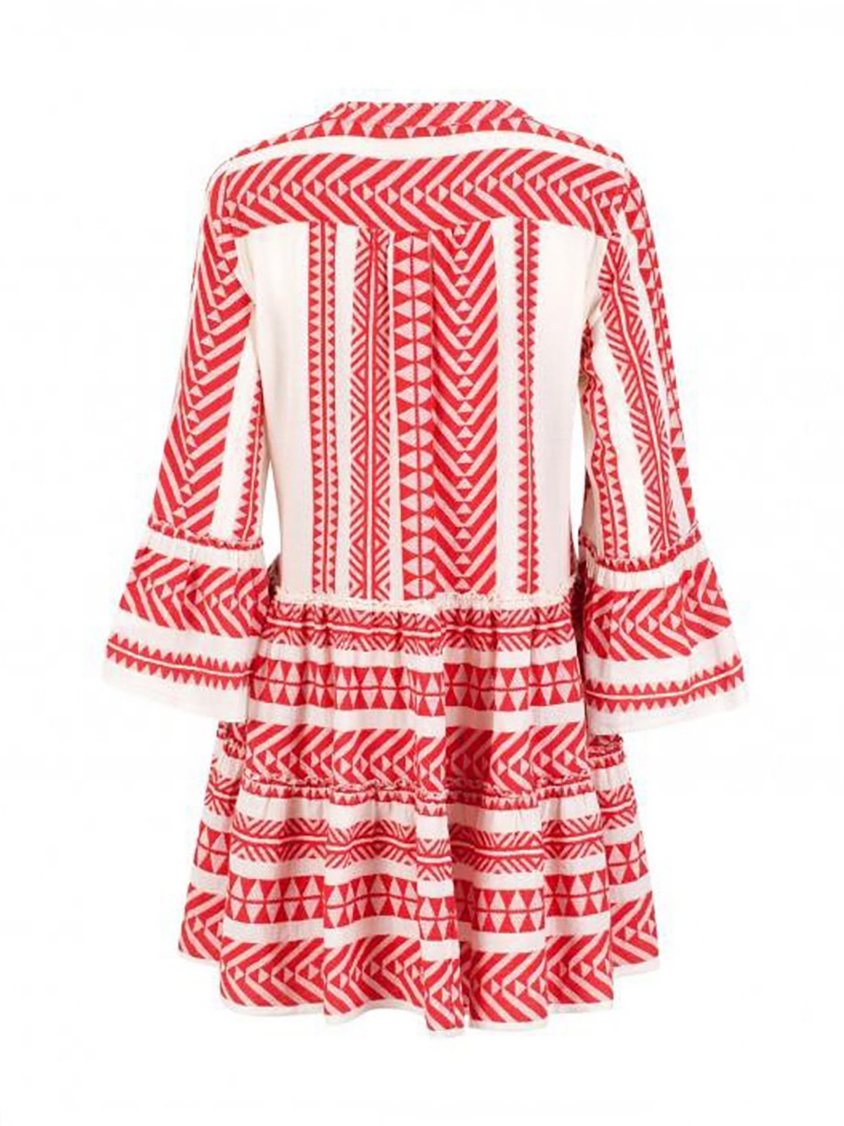 Boho Printed Tribal Bell Sleeve Dresses