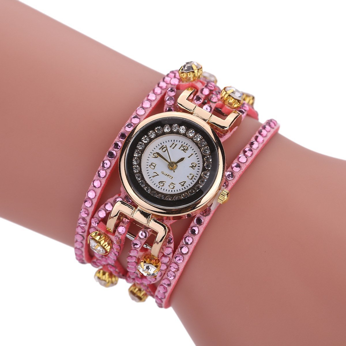 Korean Women Fashion Watch Diamond Bracelet Quartz Watch