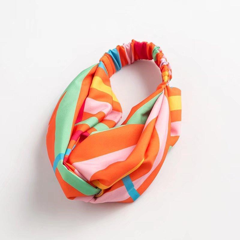 Summer Printed Elastic Headwear Hair Accessories