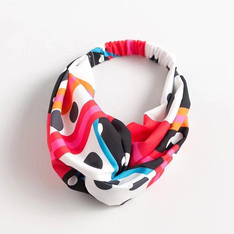 Summer Printed Elastic Headwear Hair Accessories