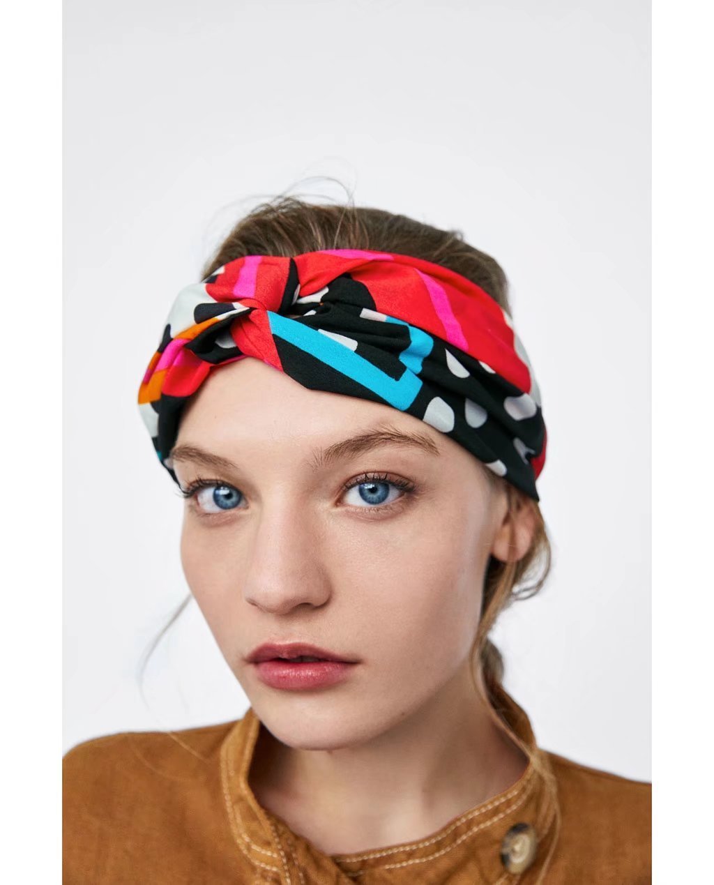 Summer Printed Elastic Headwear Hair Accessories