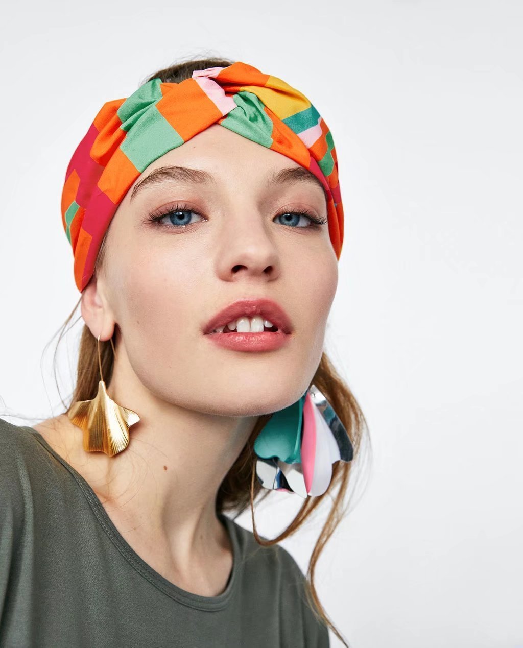 Summer Printed Elastic Headwear Hair Accessories