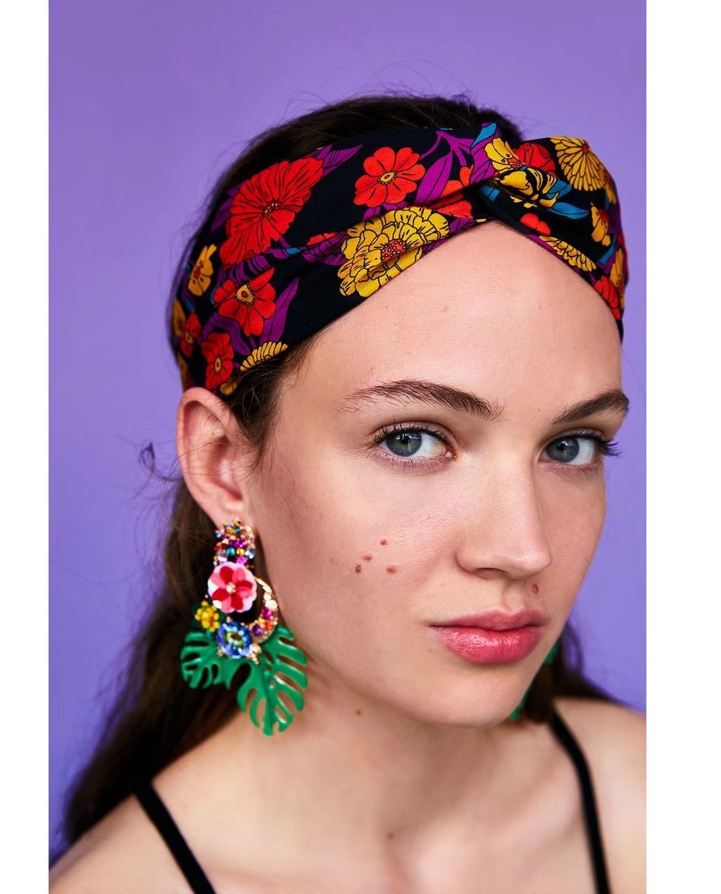 Summer Printed Elastic Headwear Hair Accessories