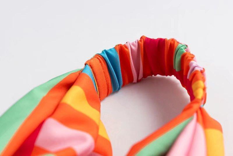 Summer Printed Elastic Headwear Hair Accessories