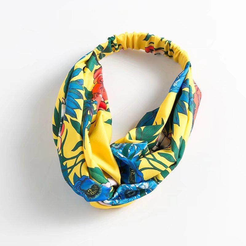 Summer Printed Elastic Headwear Hair Accessories