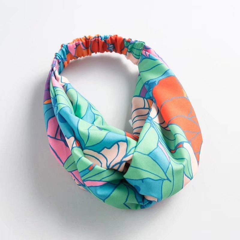 Summer Printed Elastic Headwear Hair Accessories