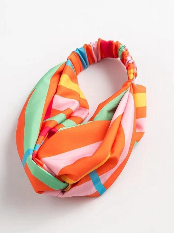 Summer Printed Elastic Headwear Hair Accessories