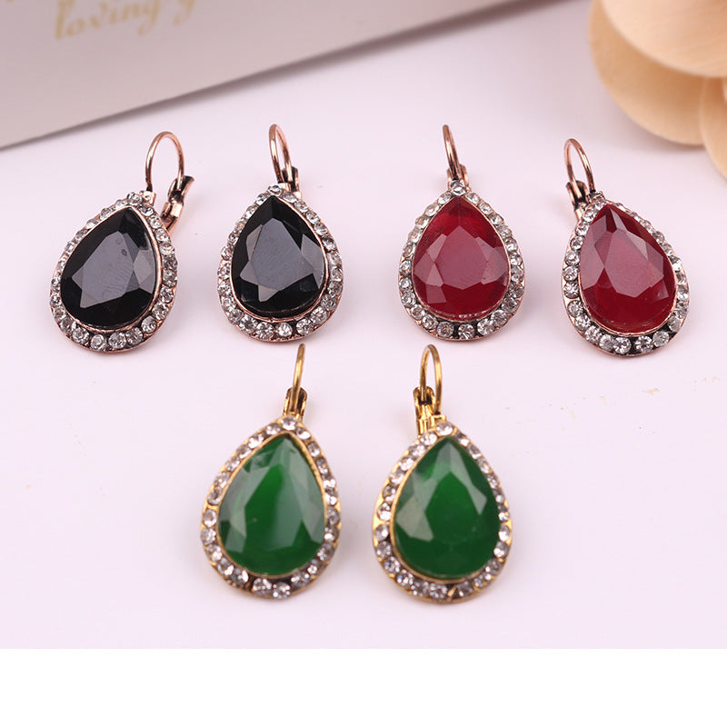 Bohemian Vintage Crystal Earrings